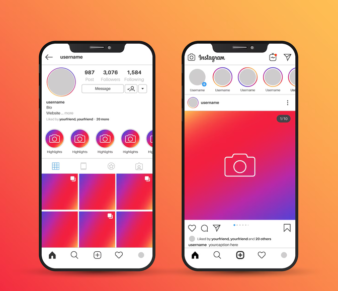 Gestión de contenido en Instagram